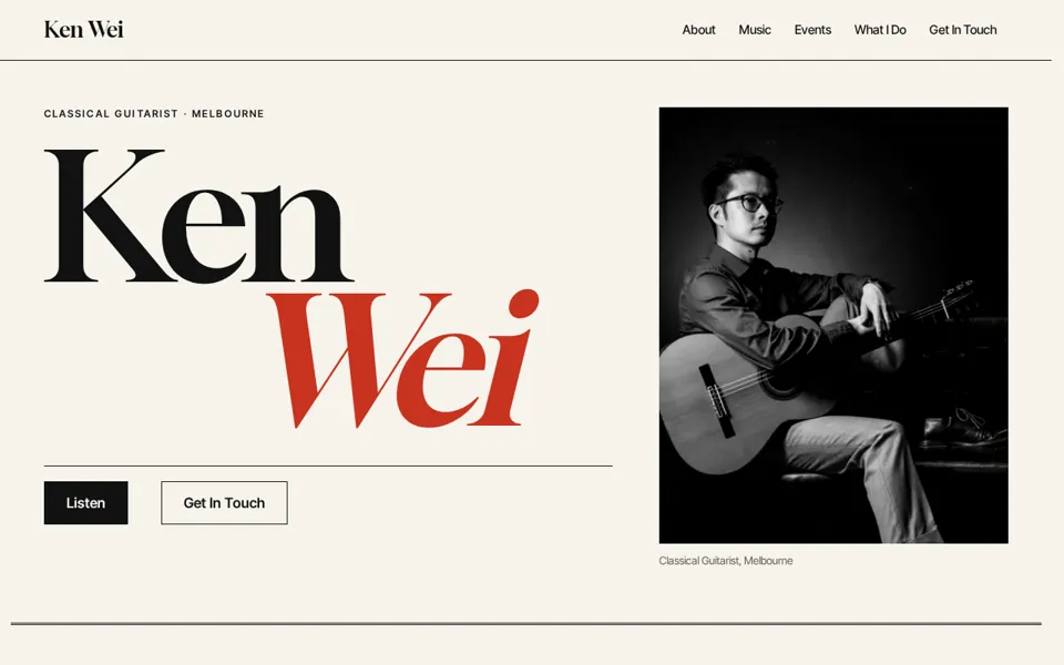 Programme artist template preview